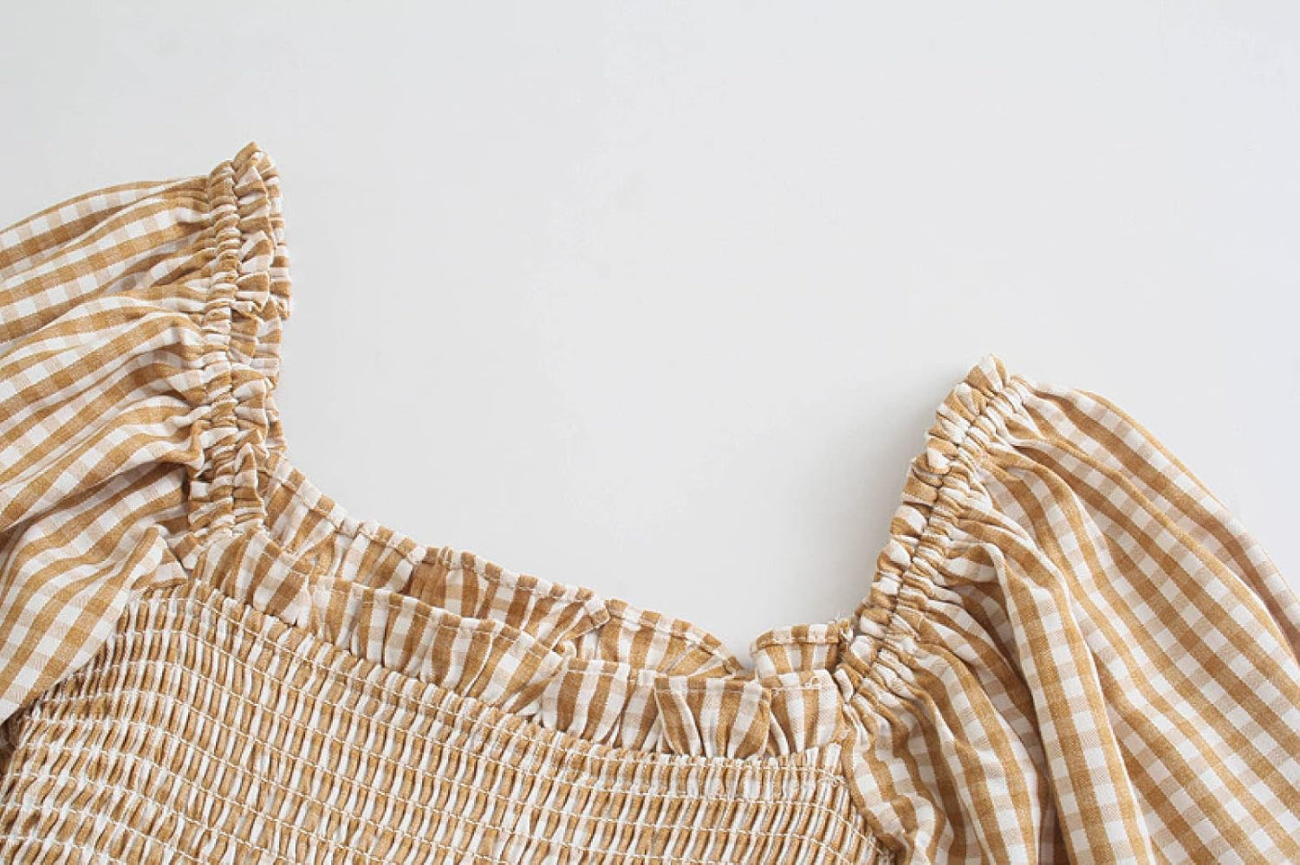 Flowdy Plaid Elastic-Waist Flowy Dress